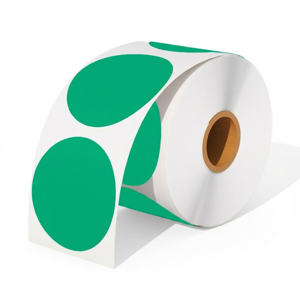 Etiquetas Térmicas Circulares 2 × 2 pulgadas (rollo con 750)