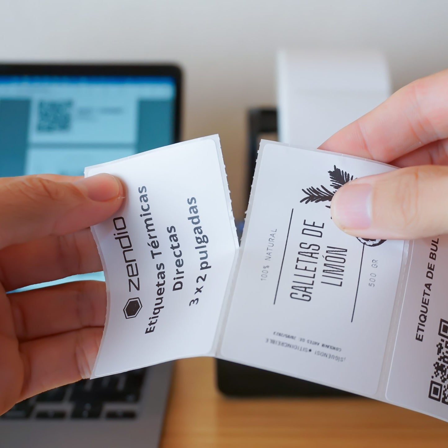 Etiquetas Térmicas 3 × 2 pulgadas (rollo con 1500)