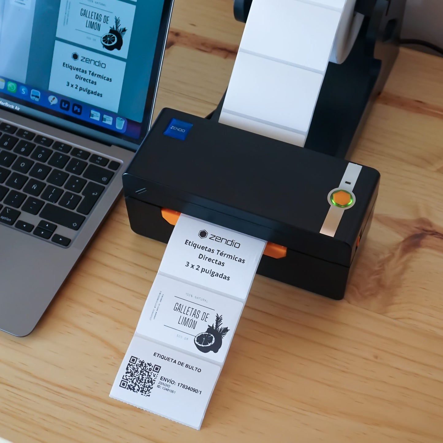 Etiquetas Térmicas 3 × 2 pulgadas (rollo con 1500)