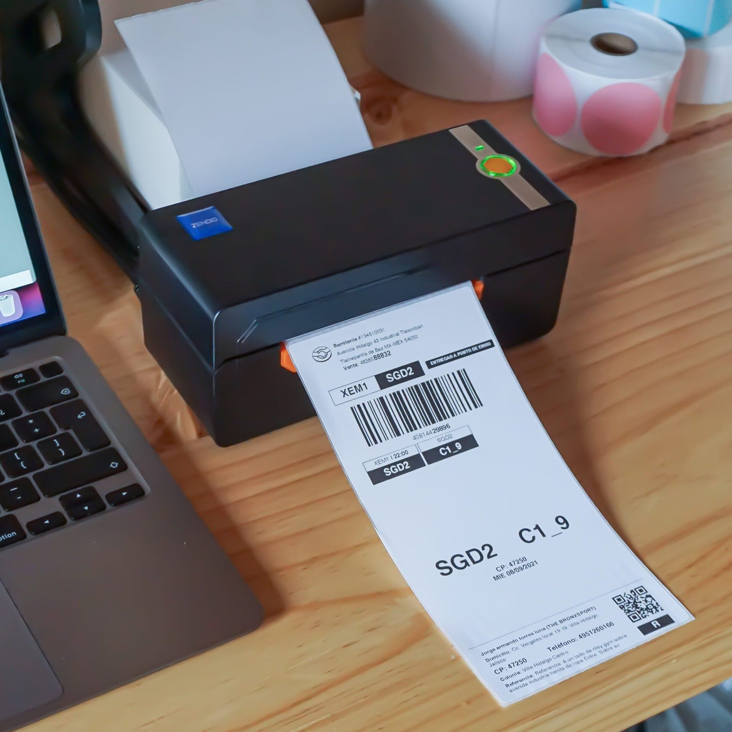 Etiquetas Térmicas 4 × 8 pulgadas (500)