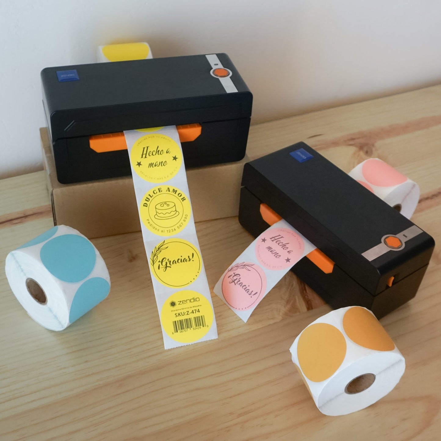 Etiquetas Térmicas Circulares 2 × 2 pulgadas (rollo con 750)