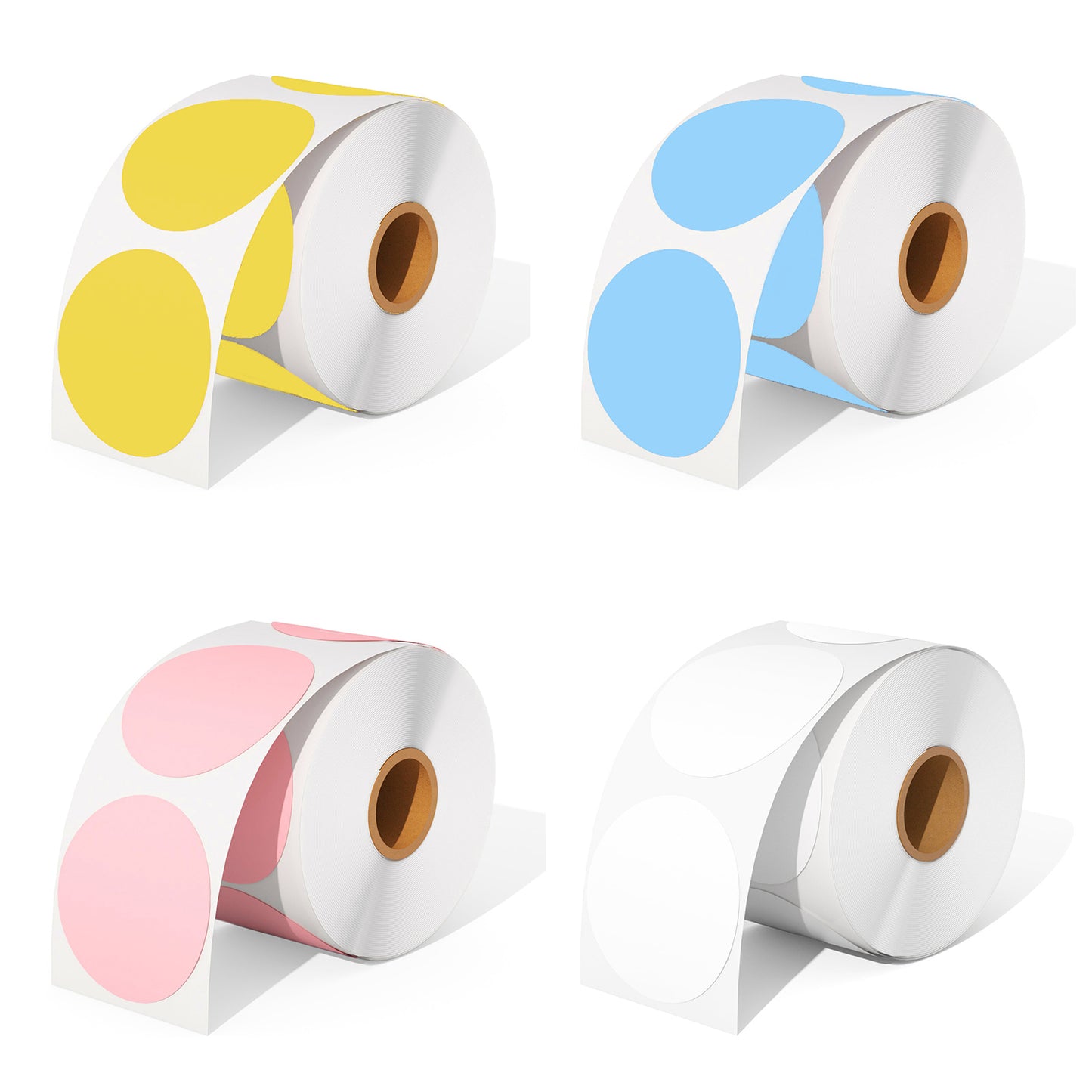Etiquetas Térmicas Circulares 2 × 2 pulgadas (rollo con 750)