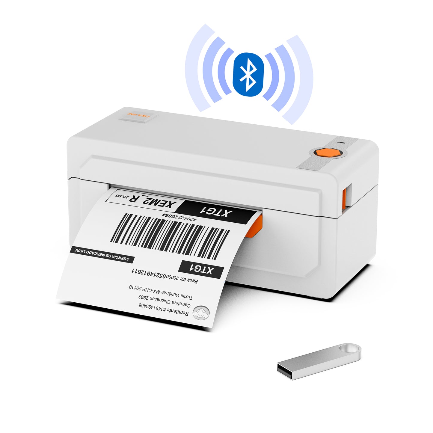Zendio® Impresora Térmica de Etiquetas Z-474BT