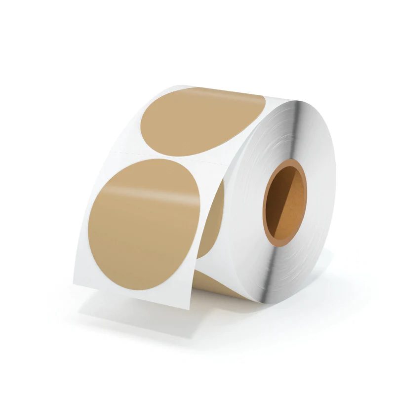 Etiquetas Térmicas Circulares 2 × 2 pulgadas (rollo con 750)